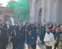 UP में अमेरिका व इजराइल के खिलाफ प्रदर्शन, लखनऊ में हजारों लोग उतरे सड़कों पर 