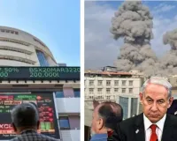 ईरान-इसराइल जंग से बाजार पर पड़ रहा असर,   2,346 अंक टूटा सेंसेक्स, निफ्टी 709 अंक फिसला 