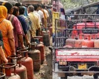 नोएडा में LPG संकट पर लोगों का गुस्सा: एजेंसियों पर लंबी लाइन, मेट्रो स्टेशन के पास लगाया जाम 