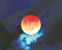 ऐसा था साल का पहला पूर्ण चंद्र ग्रहण