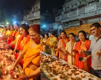 हिंदू नव वर्ष और चैत्र नवरात्रि:  भक्ति और संस्कृति का महासंगम, 7001 दीपों की रोशनी में जगमग हुआ लखनऊ का चौक