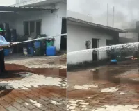 Bareilly:परसाखेड़ा में पेंट फैक्ट्री के अंदर लगी आग, कई किलोमीटर दूर तक दिखा धुएं का गुबार