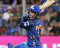 आईपीएल 2026 : डिकॉक का शतक, मुंबई इंडियन्स ने पंजाब किंग्स को दिया 196 रन का लक्ष्य