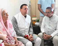 Uttrakhand:ब्रिगेडियर मुकेश जोशी के आवास पहुंचे सीएम धामी बोले...दोषियों पर होगी कठोर कार्रवाई 