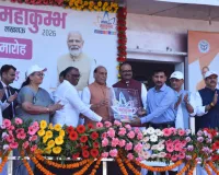 खेल महाकुंभ के पहले दिन 10 खिलाड़ी और पांच प्रशिक्षक सम्मानित, देश-विदेश में बढ़ाया भारत का मान, देखें Photos