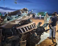 हाइवे हादसा : कार की ओवरस्पीड बनी काल, एयरबैग भी नहीं बचा सके जान