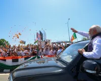 Uttrakhand: मोदीमय हुआ देहरादून, प्रधानमंत्री का 12 किमी लंबा रोड शो, भव्य स्वागत