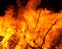  फिरोजाबाद की सब्जी मंडी में भीषण आग : 60 दुकानें जलकर राख, हादसे में लाखों के नुकसान का अनुमान