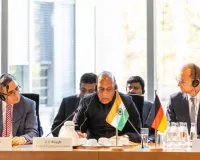 'भारत-जर्मनी के बीच रक्षा संबंध होंगे मजबूत', बर्लिन में जर्मन सांसदों को संबोधित कर बोले रक्षामंत्री राजनाथ सिंह