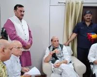  लखनऊ : रक्षा मंत्री राजनाथ सिंह से मिला इप्सेफ प्रतिनिधिमंडल