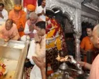 सीएम योगी ने किये बाबा विश्वनाथ और काल भैरव के दर्शन, दुकानदारों और बच्चों से किया संवाद