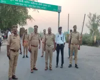 बाराबंकी : मामा नहर पुल पर चला सघन वाहन चेकिंग अभियान, 50 वाहनों के चालान