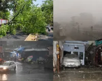 बाराबंकी : आंधी बारिश से शहर गांव बेहाल, बिजली आपूर्ति ध्वस्त, लुढ़का पारा