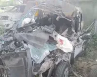 UP News: अमरोहा में भीषण हादसे से दहला NH,कार सवार चार लोगों की दर्दनाक मौत 