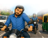 Satire: बाइक पर मोबाइल योग! कान-कंधे के बीच फोन दबाकर नया आसन, साइड इफेक्ट की 100% गारंटी