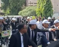 Lucknow News : डीजल-पेट्रोल बचाने का संदेश लेकर साईकिल से निकले 70 जज 
