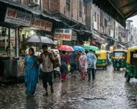  बदला मौसम का मिजाज, आधे घंटे की बारिश से एक दिन में 7.6 डिग्री लुढ़का अधिकतम तापमान