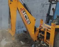 कानपुर में अवैध प्लाटिंग पर केडीए का बुलडोजर, सड़क-नाला से लेकर एंट्री गेट तक ध्वस्त