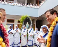  अमेरिकी विदेश मंत्री मार्को रुबियो की भारत यात्रा शुरू, कोलकाता के 'मदर हाउस' का किया दौरा, PM मोदी से करेंगे मुलाकात