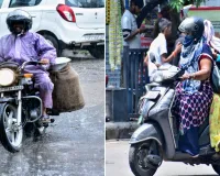 Moradabad: कहीं झमाझम तो कहीं रुक-रुक कर बरसे बादल, मौसम सुहावना
