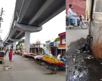 Bareilly: महादेव व श्यामगंज पुल के नीचे टपक रहा गंदा पानी, लोग परेशान