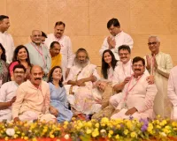 Art of Living में UP की सांस्कृतिक छटा, साजन मिश्रा ने सुरों से करायी आध्यात्मिक यात्रा