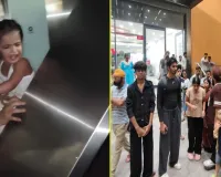 Bareilly News : फिल्म के बाद मॉल में 'हॉरर सीन' लिफ्ट में फंसे 13 लोग, गेट तोड़कर बाहर निकाला 