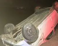 Rampur News : काशीपुर हाईवे पर डिवाइडर से टकराकर कार पलटी, एक को मौत, दूसरा घायल