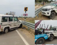 ग्रेटर नोएडा न्यूज: यमुना एक्सप्रेसवे पर BJP विधायक राजेश चौधरी की एस्कॉर्ट गाड़ी को डंपर ने मारी टक्कर, एक पुलिसकर्मी की मौत, तीन घायल