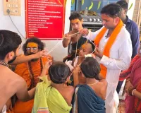 Barabanki News : पंचमुखी हनुमत धाम में 21 लोगों का सामूहिक यज्ञोपवीत संस्कार, हजारों श्रद्धालुओं ने ग्रहण किया प्रसाद