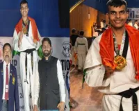 Asia Cup Taekwondo : श्रावस्ती के आशुतोष ने ताइक्वांडो चैंपियनशिप में जीता स्वर्ण, श्रीलंका के खिलाड़ी को हराया