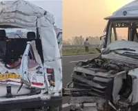 गंगा एक्सप्रेसवे पर भीषण हादसा: पिता पुत्री की मौत, एक दर्जन से अधिक घायल