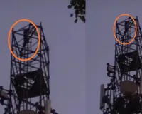 180 फीट ऊंचे टावर पर चढ़ी प्रेमिका, प्रेमी के 'हां' करने पर ही उतरी… फिर आई शादी की खबर, तो मचा बवाल!