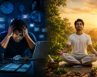  Digital Stress से कैसे बचाएगा आयुर्वेद? जानिए मानसिक तनाव, अनिद्रा और स्क्रीन टाइम का प्राकृतिक समाधान