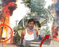 बाराबंकी:  चिंगारियों की सूचना पर भी नहीं जागा बिजली विभाग, करमुल्लापुर में जलकर राख हुआ ट्रांसफार्मर