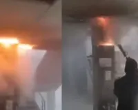 लखनऊ के लोकबंधु अस्पताल के वन स्टॉप सेंटर में लगी आग, कर्मचारियों ने पाया काबू  