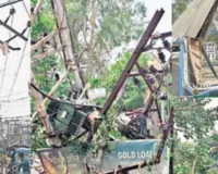 बरेली में तूफान ने बिजली विभाग में मचाई भारी तबाही, 500 विद्युत पोल टूटे
