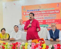 Gonda News: गोंडा में जन कल्याण शिविर और स्वास्थ्य मेले का शुभारंभ, केंद्र सरकार के 12 वर्ष पूरे होने पर आयोजन
