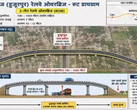 Gonda News : हजूरपुर रेलवे क्रॉसिंग पर बनेगा दो लेन का ओवरब्रिज, रेलवे ने जारी किया रुट डायग्राम 