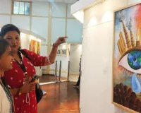 जब कैनवास पर उभर आया जलवायु संकट