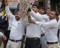 NEET पेपर लीक पर रायबरेली में वकीलों का प्रदर्शन, छात्रों को न्याय और दोषियों पर सख्त कार्रवाई की मांग