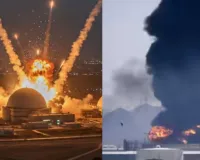 Middle East Tension: अमेरिका का बड़ा सैन्य अभियान, ईरान के करीब 140 ठिकानों पर हवाई हमले; जवाबी कार्रवाई में ईरान ने खाड़ी देशों को बनाया निशाना