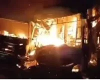 राजस्थान के दौसा में भीषण सड़क हादसा, बस में आग लगने से 8 यात्रियों की मौत, 21 घायल 