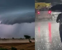 बरेली में मौसम का अनोखा रूप;  अलखनाथ रोड और सिविल लाइंस में जमकर बरसे बदरा, शहर के बाकी हिस्सों में लोग गर्मी से बेहाल