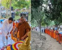  श्रावस्ती :  आषाढ़ पूर्णिमा पर अनुयायियों ने ओड़ाझार में किया मंगल पाठ
