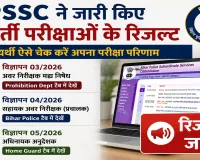 Bihar Government Jobs : बिहार में 3 भर्ती परीक्षाओं के रिजल्ट जारी, BPSSC की वेबसाइट पर ऐसे चेक करें परिणाम