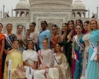 Miss Teen International-2026 :  दुनियाभर की 30 सुंदरियों ने किये ताजमहल के दीदार, देखते ही बोलीं 
