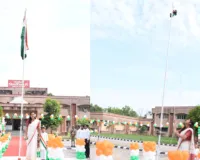 श्रावस्ती में शान से लहराया तिरंगा : DM ने दिलाया आजादी के सपनों को साकार करने का संकल्प; खिलाड़ियों और शिक्षकों का सम्मान