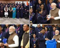 CWG 2026 : PM मोदी ने कॉमनवेल्थ विजेताओं से की मुलाकात, बोले- ‘जो खेलेगा, वो खिलेगा’, देखें VIDEO