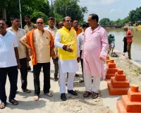 Kanpur News: छठ पर्व की तैयारियों में जुटे विधायक सुरेंद्र मैथानी, रविदासपुरम घाट का किया निरीक्षण